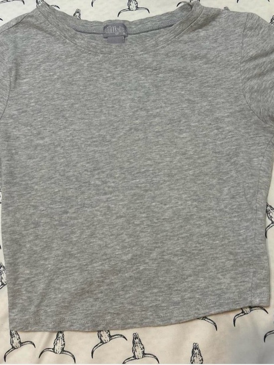 Tilly's Tops - Tilly's Heather Gray Crop Top